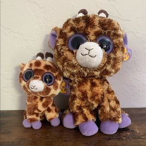 TY Beanie Boos Stuffed Giraffes